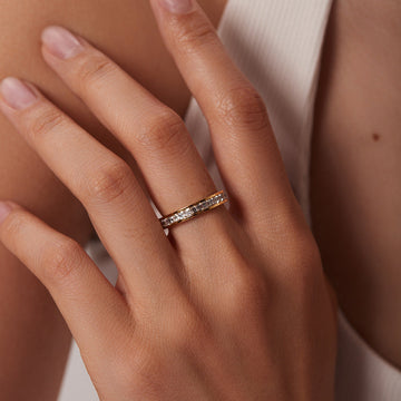 Elysia Band - Diamanten Gouden Ring