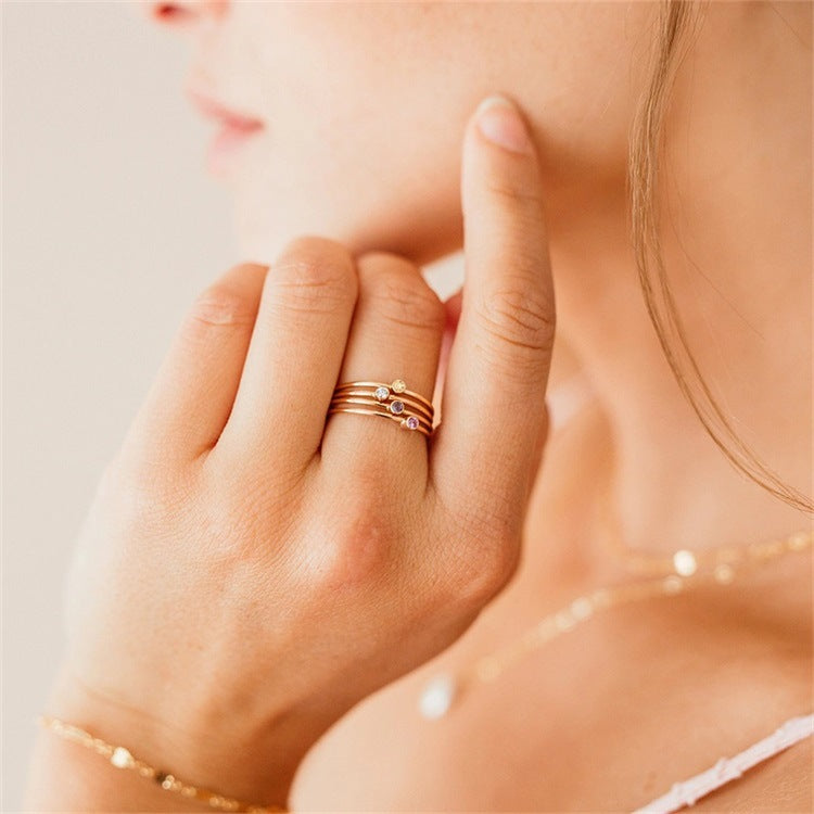 Celeste Stacker-ring