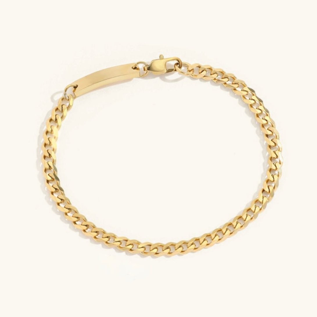 Clara Gold ID-armband