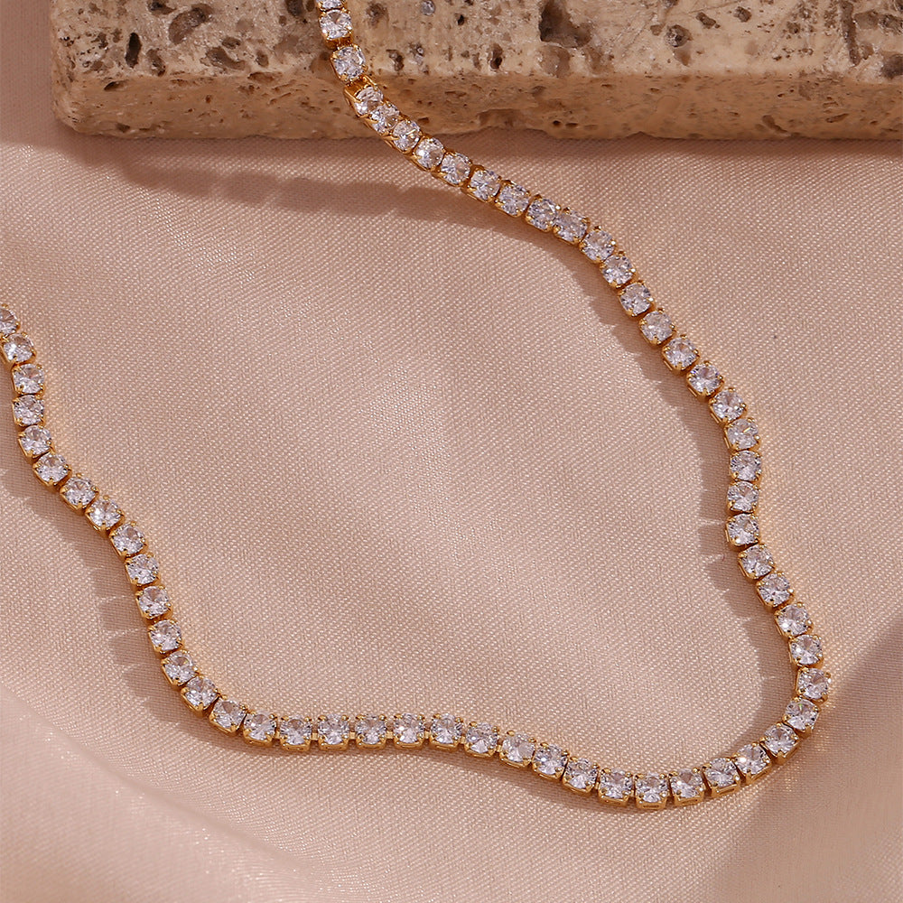 Eeuwige Straling - Gouden Tennisketting