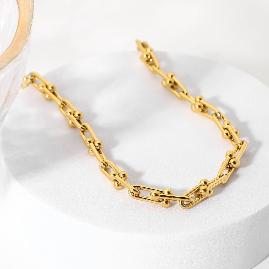 Golden Flow - Geschakelde ketting
