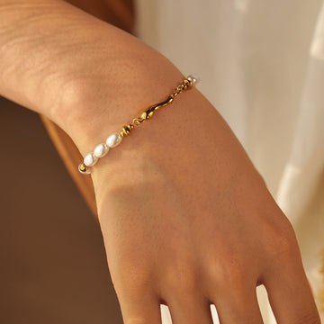 Isabelle Zoetwaterparel Armband