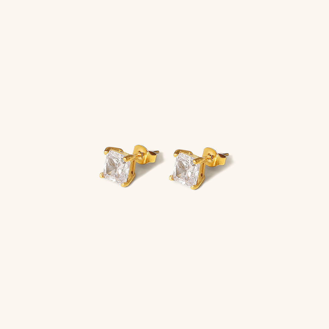 Luna Solitaire Oorknopjes