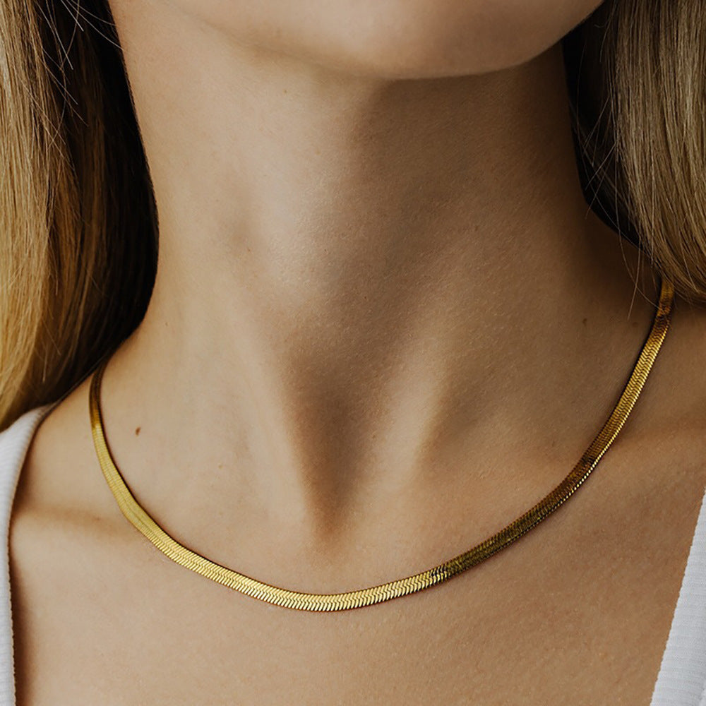 Luxe Weave - Visgraatketting