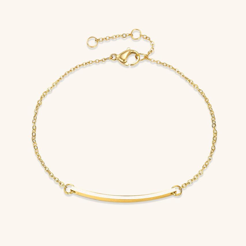 Serenity Bar Gold Bracelet
