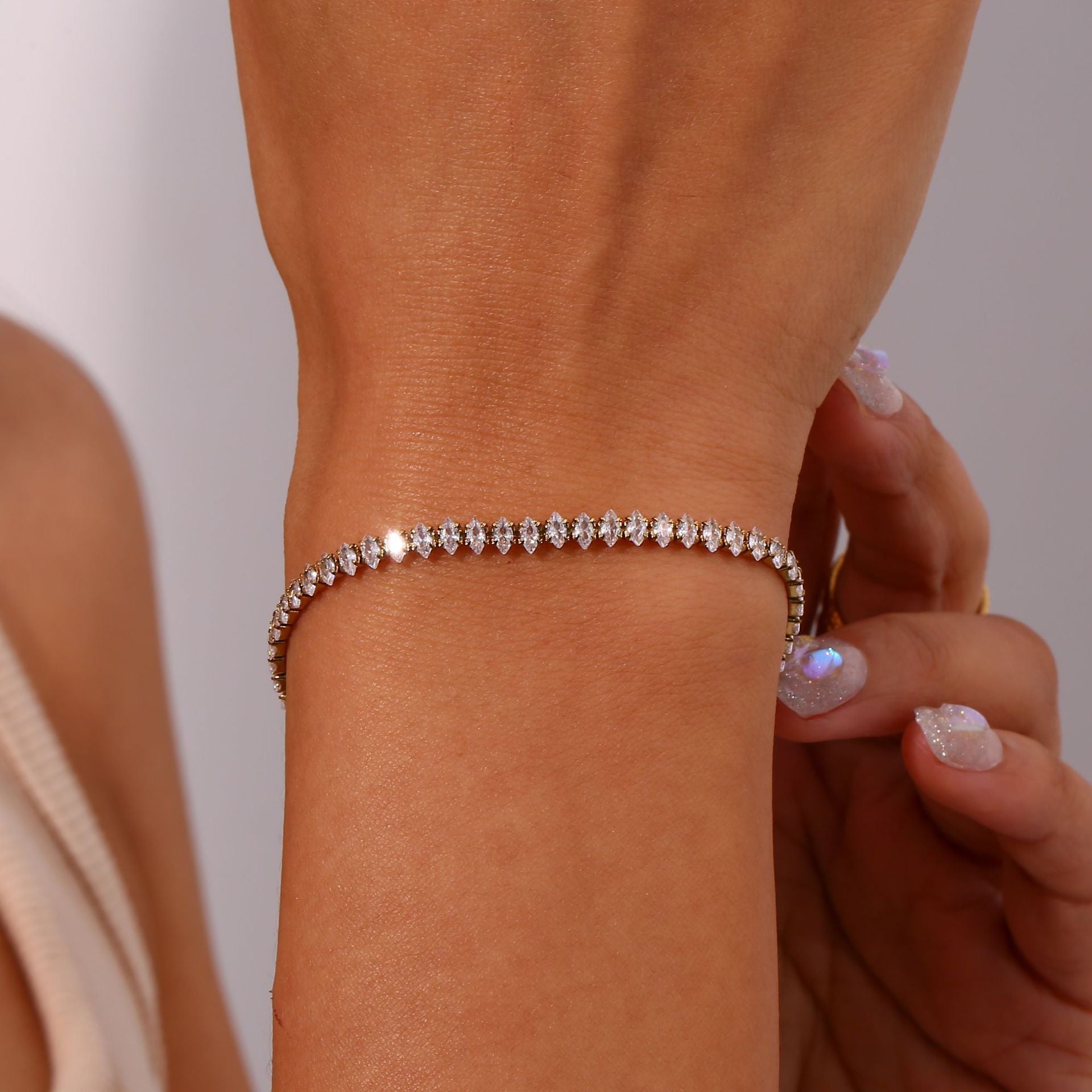 Stellar Diamond Tennis Bracelet